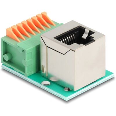 DeLOCK 90653 Adaptateur de genre de câble RJ45 - Adaptateur réseau - Publicité DeLOCK 90653 Adaptateur de genre de câble RJ45 - Adaptateur réseau - Publicité