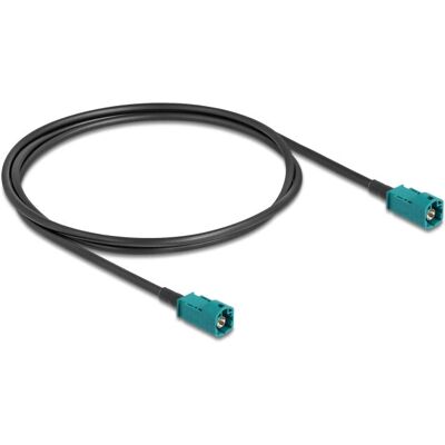 DeLOCK 90678 Koaxialkabel - 1m Wasserblau - Koaxialkabel DeLOCK 90678 Koaxialkabel - 1m Wasserblau - Koaxialkabel