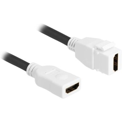 DeLOCK DeLOCK 90684 HDMI-Kabel - 0,2m - Weiß - HDMI Typ A - Unterstützt 8K 60Hz DeLOCK DeLOCK 90684 HDMI-Kabel - 0,2m - Weiß - HDMI Typ A - Unterstützt 8K 60Hz