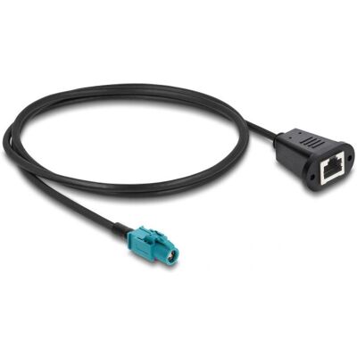 DeLOCK 90700 Koaxialkabel 1 m HSD Z RJ-45 Schwarz, Blau - Koaxialkabel DeLOCK 90700 Koaxialkabel 1 m HSD Z RJ-45 Schwarz, Blau - Koaxialkabel