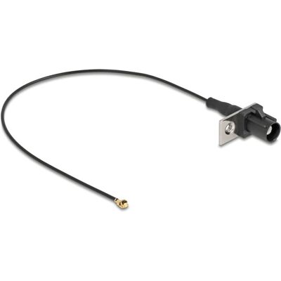 DeLOCK 90728 Koaxialkabel - Schwarz - 20cm - HF DeLOCK 90728 Koaxialkabel - Schwarz - 20cm - HF