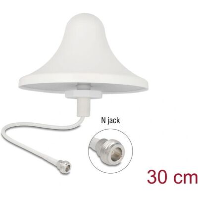 Delock 90759 N-típusú omnidirekcionális hálózati antenna - Belső használat Delock 90759 N-típusú omnidirekcionális hálózati antenna - Belső használat