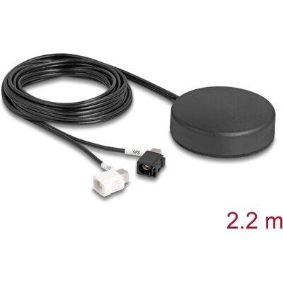 Delock 90771 Kültéri Többsávos Antenna Vízálló FAKRA A-B - 4G GNSS Delock 90771 Kültéri Többsávos Antenna Vízálló FAKRA A-B - 4G GNSS