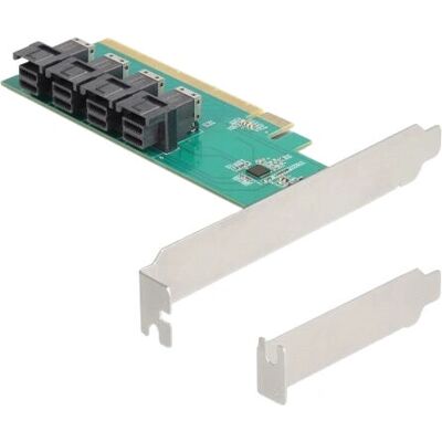 DeLock 90777 PCIe x16 NVMe Karte - Low Profile Storage Controller DeLock 90777 PCIe x16 NVMe Karte - Low Profile Storage Controller