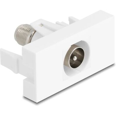 DeLock 90828 White IEC F Socket Module DeLock 90828 White IEC F Socket Module