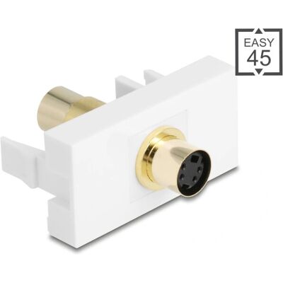DeLock 90872 Module de serrure - Mini-DIN 4 broches - Blanc - Type de produit DeLock 90872 Module de serrure - Mini-DIN 4 broches - Blanc - Type de produit