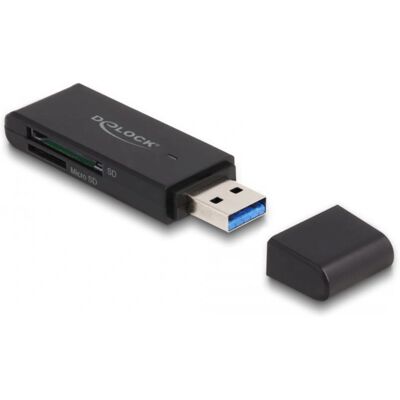 Delock 91002 Kartenleser - Unterstützt SD, MicroSD, Dual-Karten, 5 Gbps Delock 91002 Kartenleser - Unterstützt SD, MicroSD, Dual-Karten, 5 Gbps