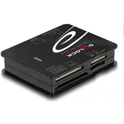 DeLOCK 91007 Card Reader - Black - USB 2.0 DeLOCK 91007 Card Reader - Black - USB 2.0