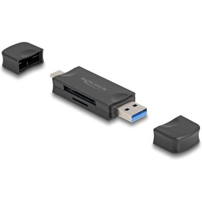 DeLOCK 91020 Kartenleser - USB 3.2 Gen 1, Type-A/Type-C DeLOCK 91020 Kartenleser - USB 3.2 Gen 1, Type-A/Type-C