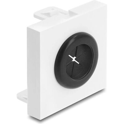 DeLOCK 91073 Kabeldurchführung - Easy 45, Ø 18 mm, Weiß/Schwarz - Kabelschutz DeLOCK 91073 Kabeldurchführung - Easy 45, Ø 18 mm, Weiß/Schwarz - Kabelschutz