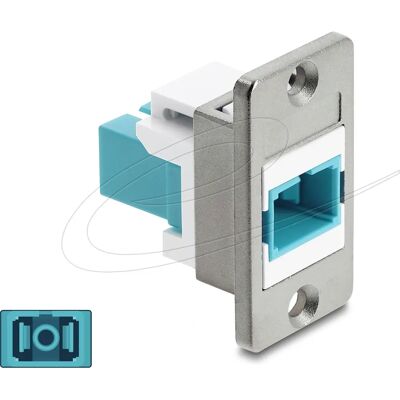 Delock 91102 - Zócalo de fibra óptica - SC Simplex hembra - Conectores multimodo - Módulo de montaje en panel Delock 91102 - Zócalo de fibra óptica - SC Simplex hembra - Conectores multimodo - Módulo de montaje en panel