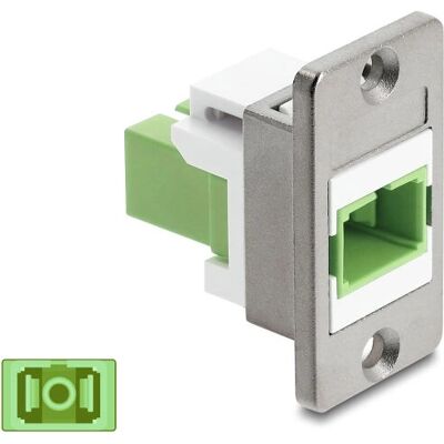 DeLOCK - 91103 - limegrün - SC - Fiberoptischer Panelbuchse DeLOCK - 91103 - limegrün - SC - Fiberoptischer Panelbuchse
