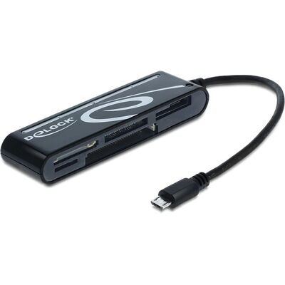 DeLOCK 91732 Card Reader USB 2.0 - Black DeLOCK 91732 Card Reader USB 2.0 - Black