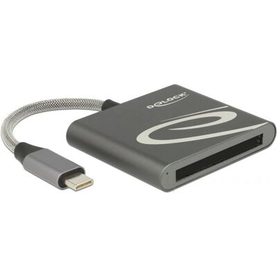 DeLOCK USB C Kartenleser für CFast 2.0 - Silber - Kartenadapter - Type-C DeLOCK USB C Kartenleser für CFast 2.0 - Silber - Kartenadapter - Type-C