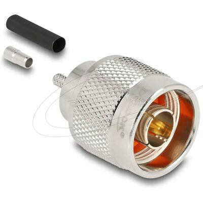 Delock N Female Crimp Connector - RF Koaxialadapter - 50 Ohm Delock N Female Crimp Connector - RF Koaxialadapter - 50 Ohm