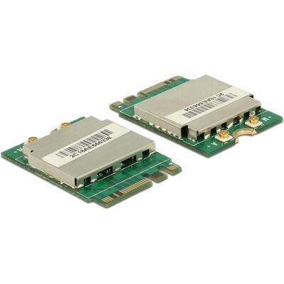 DeLOCK RTL8821AE Scheda Wi-Fi 5 a doppia banda M.2 - Adattatore di rete DeLOCK RTL8821AE Scheda Wi-Fi 5 a doppia banda M.2 - Adattatore di rete