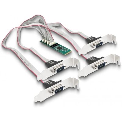 DeLOCK 95269 - Interne M.2 RS-232 Schnittstellenkarte - 4 Ports DeLOCK 95269 - Interne M.2 RS-232 Schnittstellenkarte - 4 Ports