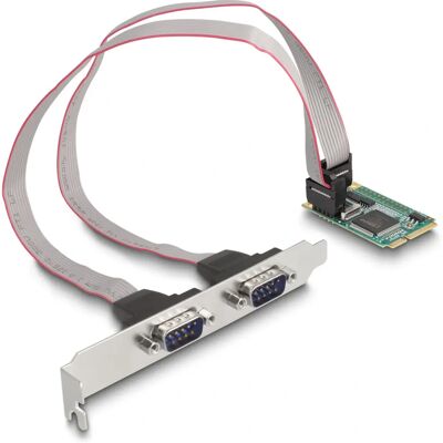 DeLOCK 95273 Tarjeta PCIe Mini RS-232 - Interfaz Interna DeLOCK 95273 Tarjeta PCIe Mini RS-232 - Interfaz Interna