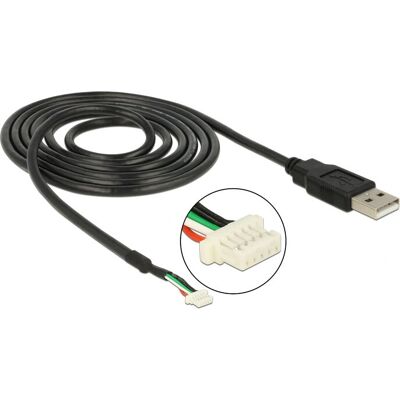 DeLOCK 95986 Kamerakabel - 1,5m - Schwarz - Kamera Typ A DeLOCK 95986 Kamerakabel - 1,5m - Schwarz - Kamera Typ A
