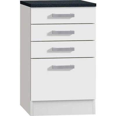 OPTIFIT Odense Unterschrank - 50x85x50 cm, Weiß OPTIFIT Odense Unterschrank - 50x85x50 cm, Weiß