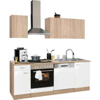 Optifit Parare Küchenzeile - 210x60cm, Weiß, Soft-Close Optifit Parare Küchenzeile - 210x60cm, Weiß, Soft-Close