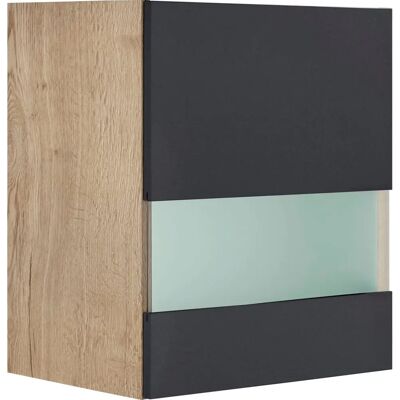 Optifit Roth Glashängeschrank - Wendbar Tür - 50cm Breit - Modern Optik Optifit Roth Glashängeschrank - Wendbar Tür - 50cm Breit - Modern Optik