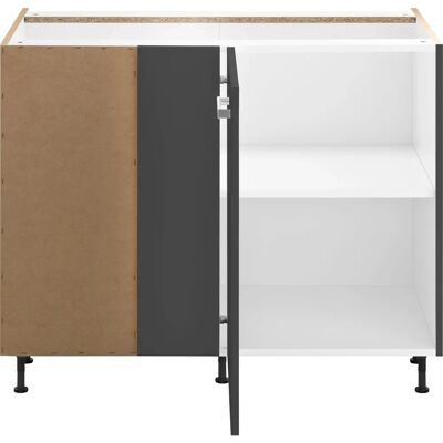 OPTIFIT Parma Eckunterschrank - Verstellbare Regale, Dreh Tür, 87cm Hoch OPTIFIT Parma Eckunterschrank - Verstellbare Regale, Dreh Tür, 87cm Hoch