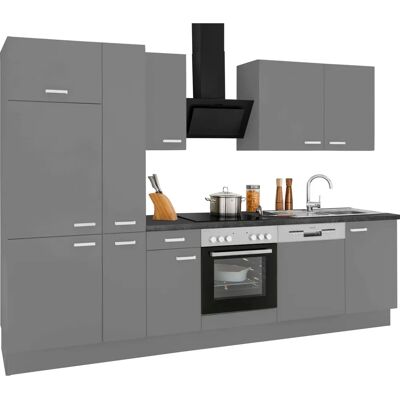 OPTIFIT Parma Küchenzeile - 300cm x 60cm - Grau OPTIFIT Parma Küchenzeile - 300cm x 60cm - Grau