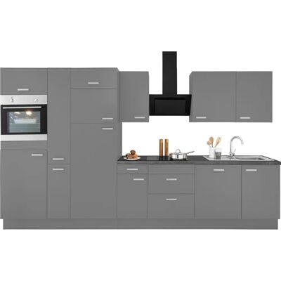 Optifit Parma Küchenmodul - Anpassbar, Grau, 360cm Optifit Parma Küchenmodul - Anpassbar, Grau, 360cm