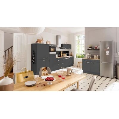 OPTIFIT Parma Spülenschrank - 60cm breit, Mattgrau OPTIFIT Parma Spülenschrank - 60cm breit, Mattgrau