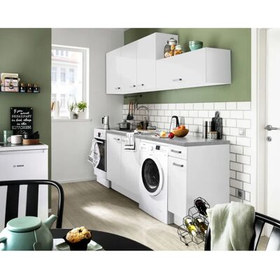 OPTIFIT Parma Küchenschrank - Weiß, 2 Türen, 100x87x58,4 cm OPTIFIT Parma Küchenschrank - Weiß, 2 Türen, 100x87x58,4 cm