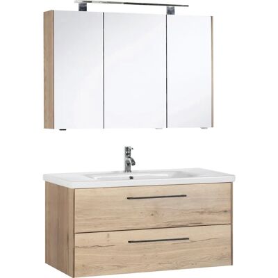 MARLIN 3400 Beige Badezimmermöbel-Set - Badmöbel MARLIN 3400 Beige Badezimmermöbel-Set - Badmöbel