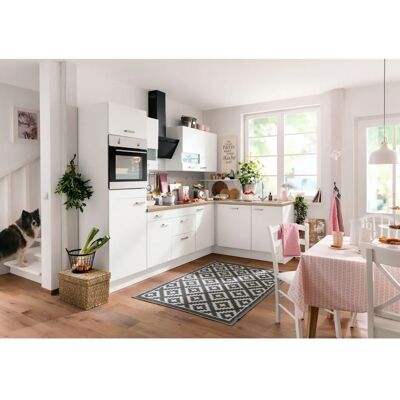 OPTIFIT Parma Weiße Winkelküche - Komplettset 285x175cm OPTIFIT Parma Weiße Winkelküche - Komplettset 285x175cm