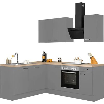 OPTIFIT Parma Küche - basaltgrau, eiche, Komplettset OPTIFIT Parma Küche - basaltgrau, eiche, Komplettset