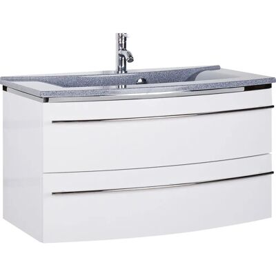 MARLIN Modell 3040 - Abgerundeter Waschtisch Badezimmer MARLIN Modell 3040 - Abgerundeter Waschtisch Badezimmer