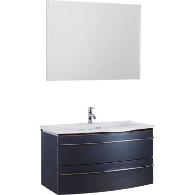 MARLIN 3040 Badezimmer-Set - 90cm Breite - Grau MARLIN 3040 Badezimmer-Set - 90cm Breite - Grau