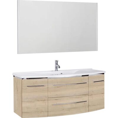 MARLIN 3040 Badezimmer-Set - Weiß - Badmöbel-Serie MARLIN 3040 Badezimmer-Set - Weiß - Badmöbel-Serie