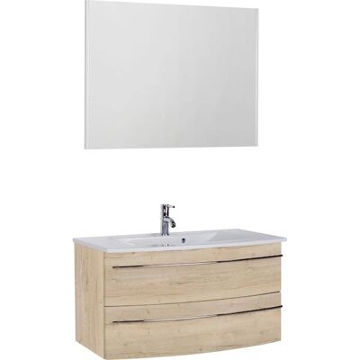 MARLIN 3040 Badezimmer-Set - Weiß, 90cm, MDF, Soft-Close MARLIN 3040 Badezimmer-Set - Weiß, 90cm, MDF, Soft-Close