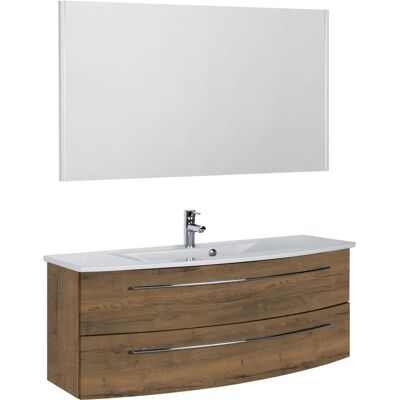 MARLIN 3040 Badezimmer-Set - Braun - 120cm - Badserie MARLIN 3040 Badezimmer-Set - Braun - 120cm - Badserie
