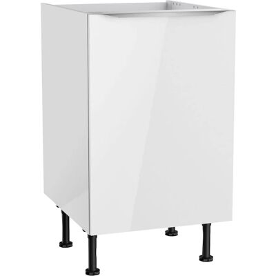 Optifit Aken Spülenschrank - Weiß Hochglanz - 50x87x58.4cm - Küchenserien Optifit Aken Spülenschrank - Weiß Hochglanz - 50x87x58.4cm - Küchenserien