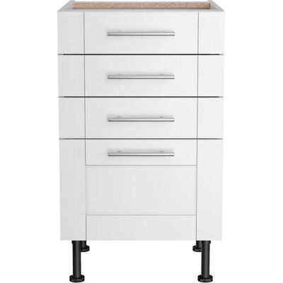 OPTIFIT Ahus Weiße Küchenunterschrank - Skandinavisches Design OPTIFIT Ahus Weiße Küchenunterschrank - Skandinavisches Design