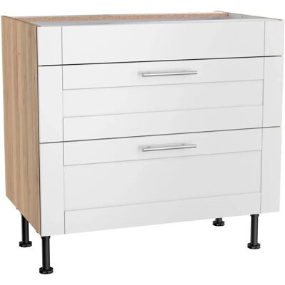 OPTIFIT Ahus Küchenschrank - Braun, Skandinavisches Design OPTIFIT Ahus Küchenschrank - Braun, Skandinavisches Design