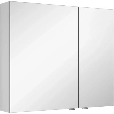 MARLIN 3980 Weiß Spiegelschrank - 80cm breit MARLIN 3980 Weiß Spiegelschrank - 80cm breit