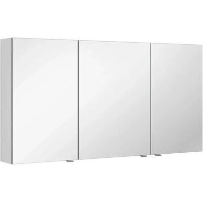 MARLIN 3980 Weiß Seidenglanz Spiegelschrank - Spiegelschrank MARLIN 3980 Weiß Seidenglanz Spiegelschrank - Spiegelschrank