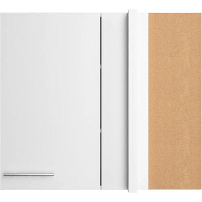 OPTIFIT Klara Wandhängeschrank - Weiß, 85x70.4x34.9 cm - Wand Schrank OPTIFIT Klara Wandhängeschrank - Weiß, 85x70.4x34.9 cm - Wand Schrank