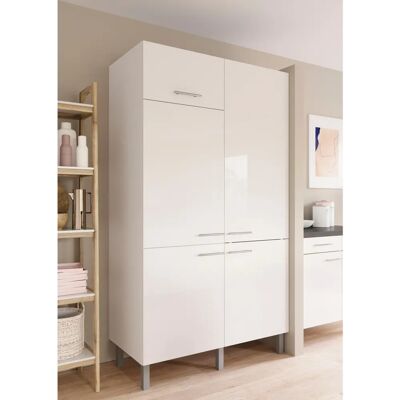 OPTIFIT - Lilly - Weiß - Schwarz Stein - Modulküche OPTIFIT - Lilly - Weiß - Schwarz Stein - Modulküche