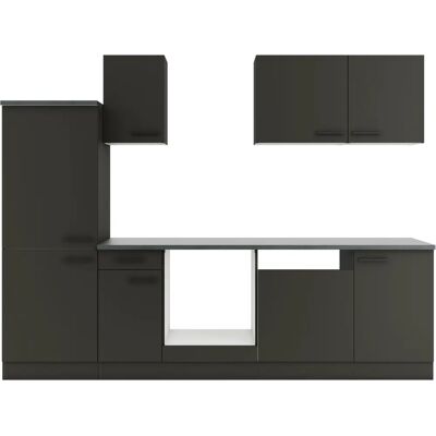 OPTIFIT Palma Küchenzeile - Anthrazit - Komplettküchen-Set OPTIFIT Palma Küchenzeile - Anthrazit - Komplettküchen-Set