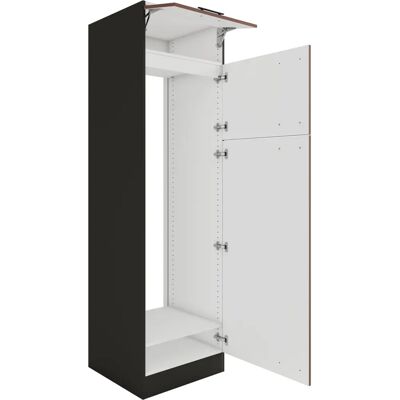OPTIFIT Palma Küchenschrank - 60cm breit, 206,8cm hoch, 60cm tief - Rot & Anthrazit OPTIFIT Palma Küchenschrank - 60cm breit, 206,8cm hoch, 60cm tief - Rot & Anthrazit