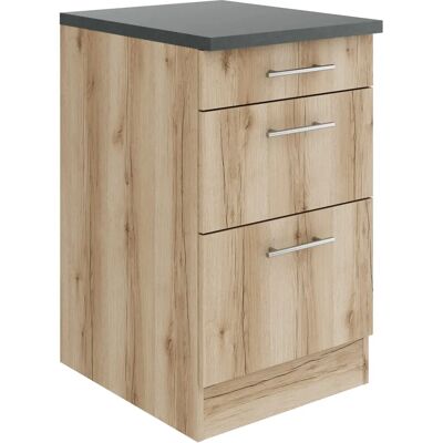 OPTIFIT Bella Unterschrank - 2 Schubladen, 50cm, Beige OPTIFIT Bella Unterschrank - 2 Schubladen, 50cm, Beige