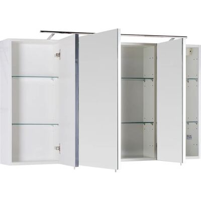 Marlin 3040 Wandspiegelschrank - Soft-Close, LED 1020lm, 3 Spiegeltüren Marlin 3040 Wandspiegelschrank - Soft-Close, LED 1020lm, 3 Spiegeltüren